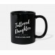 Tattooed Daughter Black Mugs